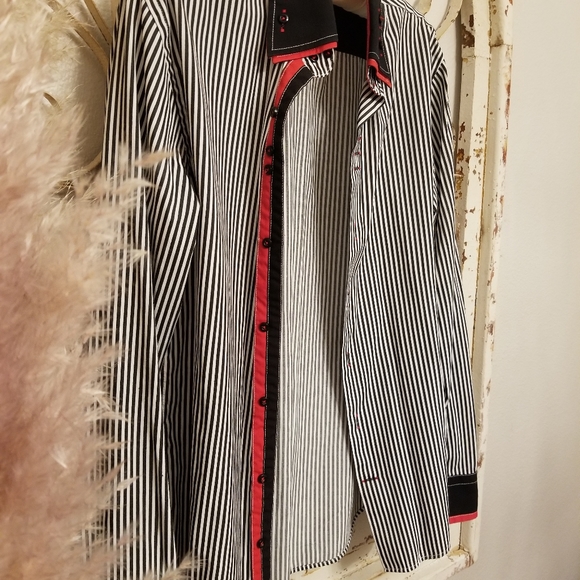 Vintage Italian Arco Baleno button down shirt sz L - Picture 11 of 13